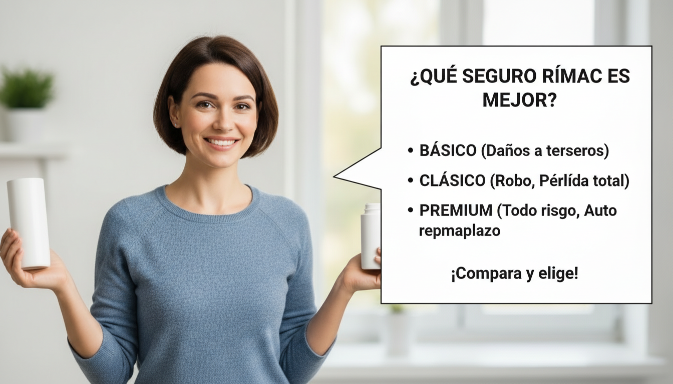 ¿Qué seguro vehicular de Rímac te conviene más?